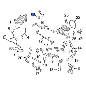 Land Rover OE - Engine Coolant Reservoir Cap