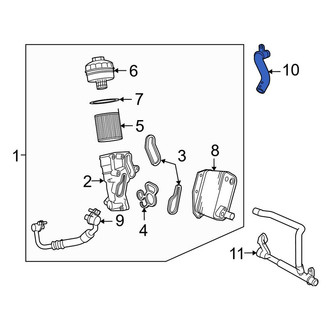 Land Rover OE - Engine Oil Cooler Line