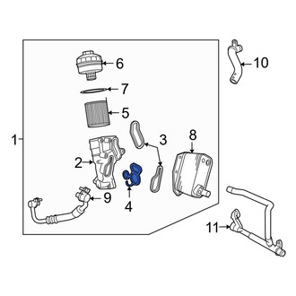 Land Rover OE - Lower Engine Oil Filter Housing Gasket