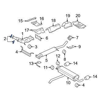 Land Rover OE - Exhaust Resonator Gasket