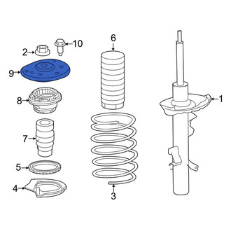 Land Rover OE - Rear Suspension Shock Absorber Mount