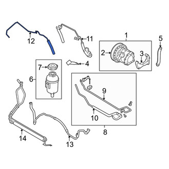Land Rover OE - Power Steering Return Hose