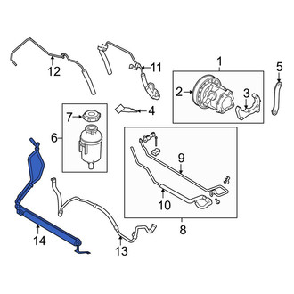 Land Rover OE - Power Steering Cooler