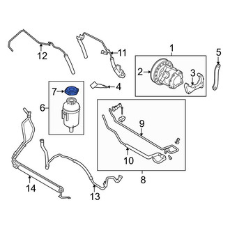 Land Rover OE - Power Steering Reservoir Cap