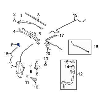 Land Rover OE - Wiper Linkage Bolt