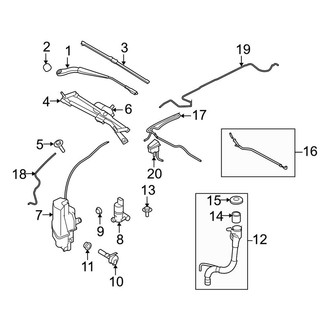 Land Rover OE - Windshield - Wiper & Washer Components