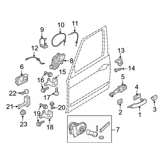 Land Rover OE - Front Door - Lock & Hardware
