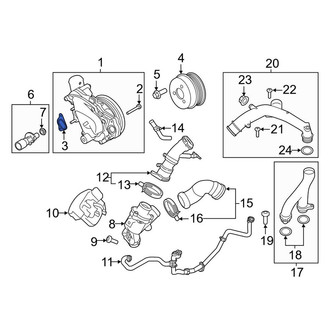 Land Rover OE - Engine Water Pump Gasket
