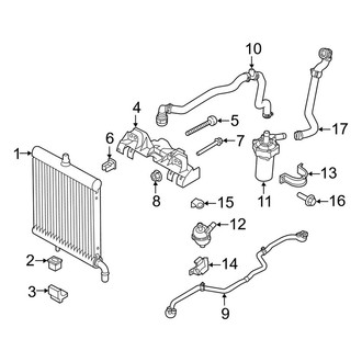 Land Rover OE - Cooling - Radiator & Components (Auxiliary), (Autobiography / Supercharged / Supercharged Dynamic / SVR 5.0L)