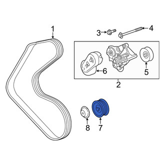 Land Rover OE - Accessory Drive Belt Idler Pulley
