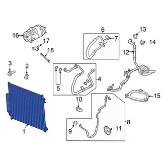 Land Rover OE - A/C Condenser