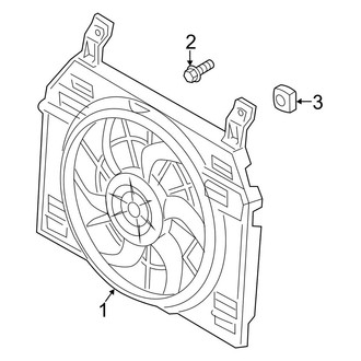 Land Rover OE - Air Conditioner & Heater - Condenser Fan (Autobiography / HST / Supercharged / Supercharged Dynamic / SVR)