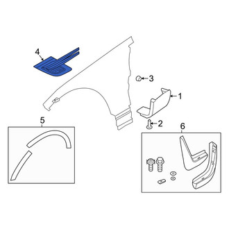 Land Rover OE - Front Left Fender Insert Emblem