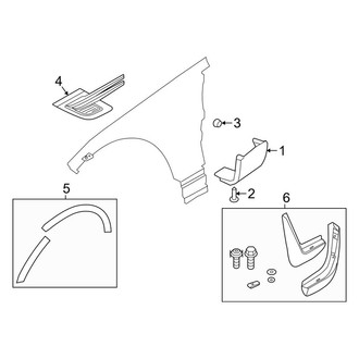 Land Rover OE - Fender - Exterior Trim (Autobiography Dynamic / HSE / HSE Dynamic / HSE PHEV / HST / SE / Supercharged Dynamic)