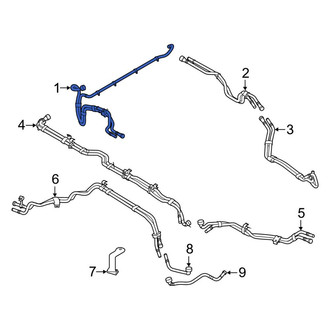 Land Rover OE - Front Drive Motor Battery Pack Coolant Hose