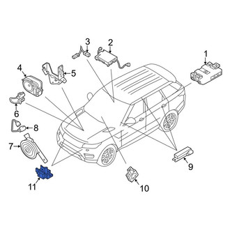 Land Rover OE - Front Hood Contact Switch