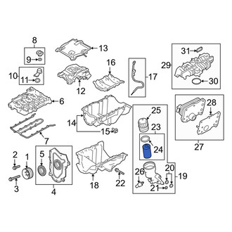 Land Rover OE - Engine Oil Filter Element