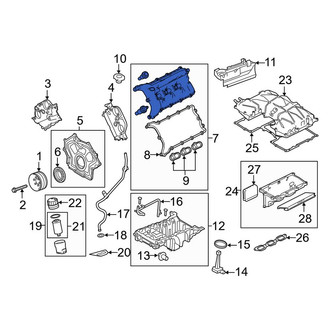 Land Rover OE - Right Engine Valve Cover