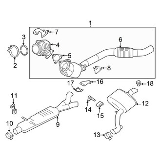 Land Rover OE - Exhaust System - Exhaust Components (MILD HYBRID EV-GAS (MHEV))