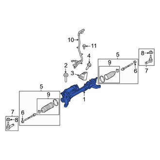 Land Rover OE - Rack and Pinion Assembly
