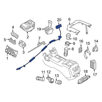 Land Rover OE - Automatic Transmission Shifter Cable