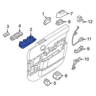 Land Rover OE - Front Left Door Window Lock-Out Switch