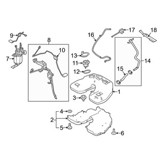 Land Rover OE - Fuel System Components (HSE / SE Diesel)