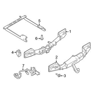 Land Rover OE - Rear Bumper - Tow Hook & Hitch (SVR)