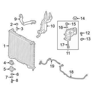 Land Rover OE - Cooling - Radiator & Components (Main), (Autobiography Dynamic / HSE 2.0L)