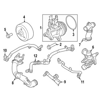 Land Rover OE - Cooling - Water Pump (Main), (HSE Silver Edition / HST / SE MILD HYBRID EV-GAS (MHEV))