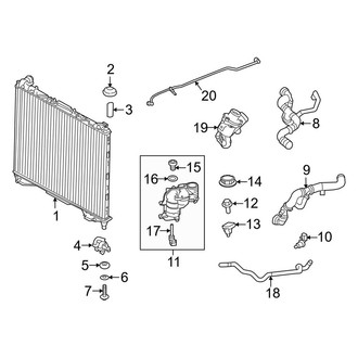 Land Rover OE - Cooling - Radiator & Components (Main), (Diesel)
