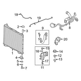 Land Rover OE - Cooling - Radiator & Components (Main), (Autobiography Dynamic / HSE Dynamic / SVR 5.0L)
