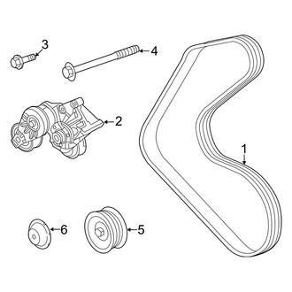 Land Rover OE - Cooling - Belts & Pulleys (Secondary), (Autobiography Dynamic / HSE Dynamic / SVR 5.0L)