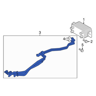 Land Rover OE - Automatic Transmission Oil Cooler Hose Assembly