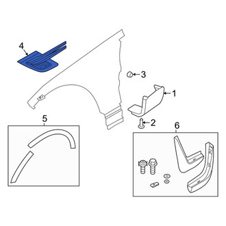 Land Rover OE - Front Left Fender Insert Emblem