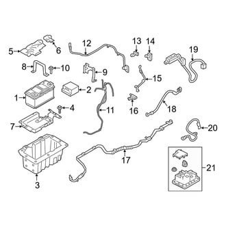 Land Rover OE - Electrical - Battery (Conventional), (Autobiography / Autobiography Dynamic / HSE Silver Edition 2.0L)
