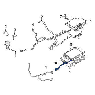 Land Rover OE - Drive Motor Inverter Coolant Line