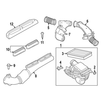 Land Rover OE - Engine - Air Intake (HSE / HST / SE MILD HYBRID EV-GAS (MHEV))
