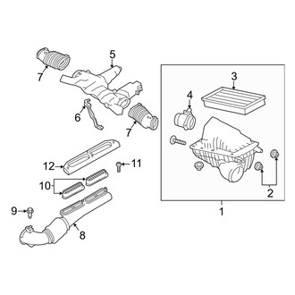 Land Rover OE - Engine - Air Intake (Autobiography Dynamic / HSE Dynamic / SVR 5.0L)
