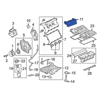 Land Rover OE - Left Engine Valve Cover