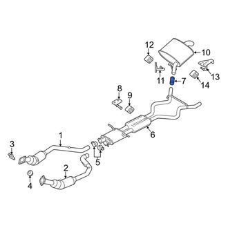 Land Rover OE - Exhaust Clamp