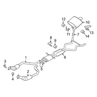 Land Rover OE - Exhaust System - Exhaust Components (Autobiography Dynamic / HSE Dynamic 5.0L)