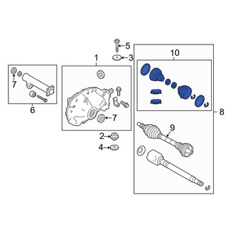 Land Rover OE - Front CV Joint Boot Kit
