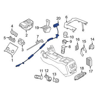 Land Rover OE - Automatic Transmission Shifter Cable