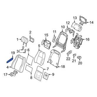 Land Rover OE - Front Left Seat Armrest