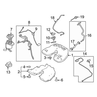 Land Rover OE - Fuel System Components (5.0L)
