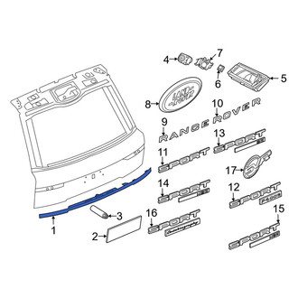 Land Rover OE - Rear Liftgate Finish Panel
