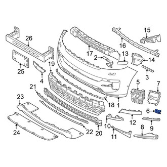 Land Rover OE - Left Grille Bracket