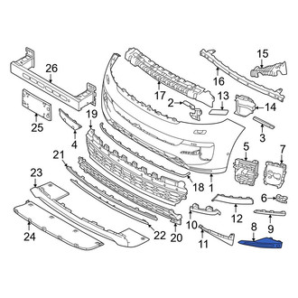 Land Rover OE - Front Left Bumper Trim