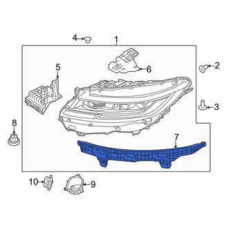 Land Rover OE - Front Left Lower Headlight Bracket